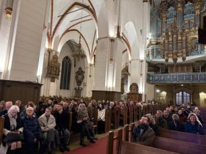 A koncert közönsége a Dómban