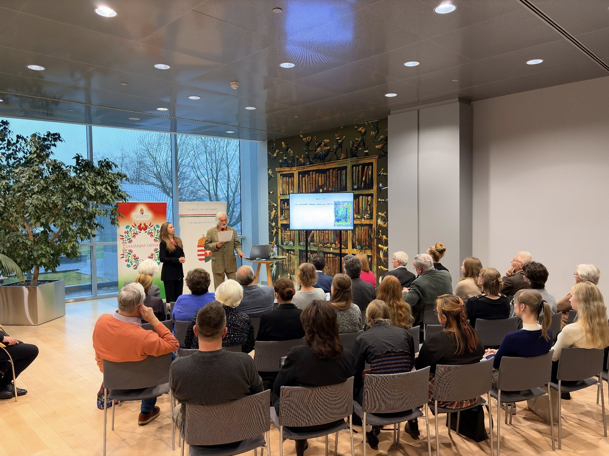 Presentation of the Hungarian translation of Lāčplēsis in Riga